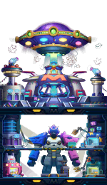 夜晚的地球防御本部庆典现场