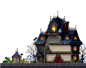 Moonlight Halloween House