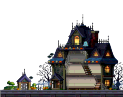 Moonlight Halloween House