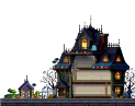 Moonlight Halloween House