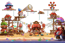 Sunset Octopus Beach