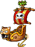 Feline Pirate Ship